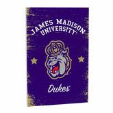 James Madison University Wood Wall Sign, 16x24 - Collegiate Home