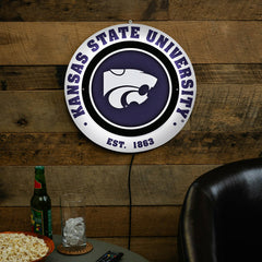 Kansas State University, Metal Lite, Round - Collegiate