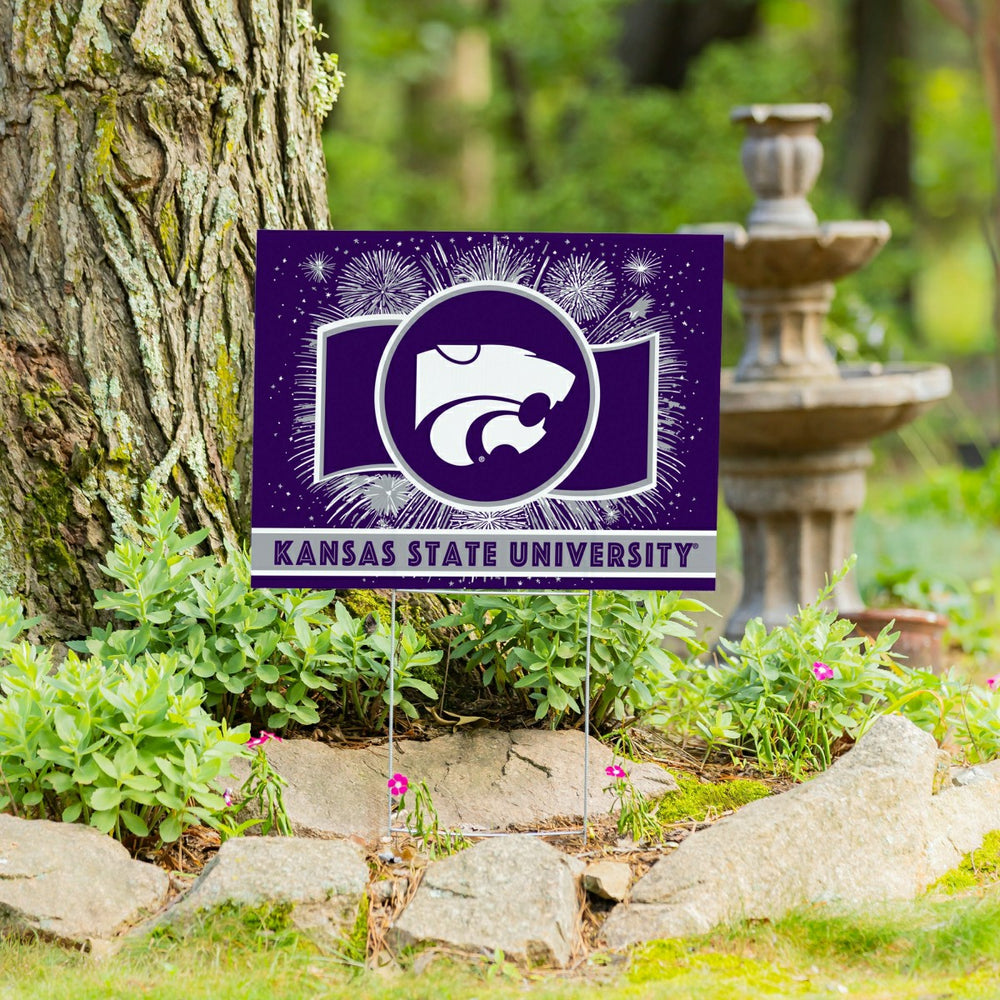 Kansas State University Yard Sign, Patriotic - Collegiate Home