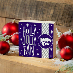 Kansas State University Block, Holiday, 6x6 - Collegiate Home