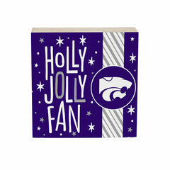 Kansas State University Block, Holiday, 6x6 - Collegiate Home