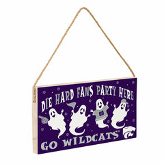 Kansas State University Halloween Wood Wall Sign, 6x11 - Collegiate Home