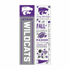 Kansas State University 46" Double Sided Leaner, Fall Seasonal - Collegiate Home