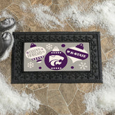 Kansas State University,University of Kansas Holiday Flocked Coir Sass - Collegiate