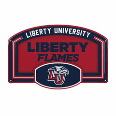 Liberty University USA Embossed Steel Wall Sign, 11" x 17" - Collegiate Home