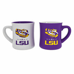 Louisiana State University 10oz Ceramic Cup Set, 2pc - Collegiate Home