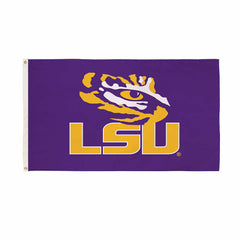 Louisiana State University Single Sided Estate Flag with 2 Grommets, 3 - Collegiate Home