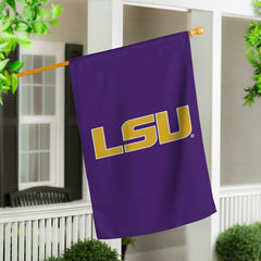 Louisiana State University Applique House Flag - Collegiate Home