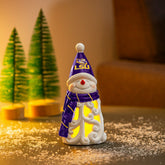 Louisiana State University Snowman LED Statuary, 8" - Collegiate Home