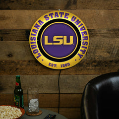 Louisiana State University, Metal Lite, Round - Collegiate