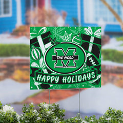 Marshall University Yard Sign, Holiday - Collegiate Home