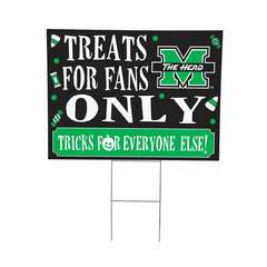 Marshall University Yard Sign, Halloween Treats for Fans - Collegiate Home