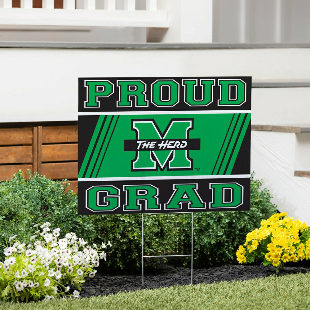 Marshall University Coroplast Yard Sign Graduate - Collegiate Home