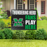 Marshall University Coroplast Yard Sign "Fans Play Here" - Collegiate Home