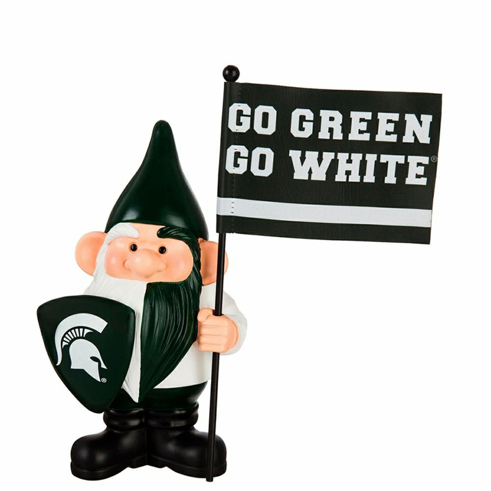 Michigan State University, Flag Holder Gnome - Collegiate Home