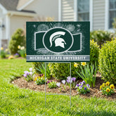 Michigan State University Yard Sign, Patriotic - Collegiate Home