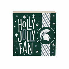 Michigan State University Block, Holiday, 6x6 - Collegiate Home