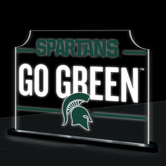Michigan State University College Rectangle Desklite LED Decor - Collegiate Home