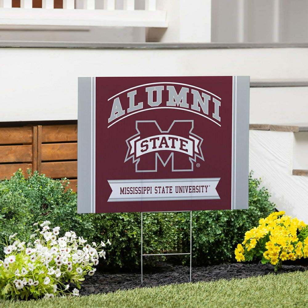 Mississippi State University Coroplast Yard Sign Alumni - Collegiate Home
