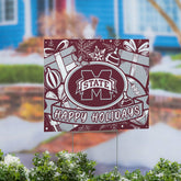 Mississippi State University Yard Sign, Holiday - Collegiate Home