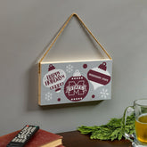 Mississippi State University Holiday Wood Wall Sign, 6x11 - Collegiate Home
