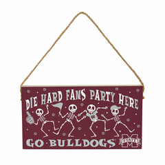 Mississippi State University Halloween Wood Wall Sign, 6x11 - Collegiate Home