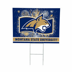 Montana State University Yard Sign, Patriotic - Collegiate Home