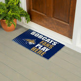 Montana State University Fan Mat, 28"x16" - Collegiate