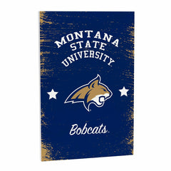 Montana State University Wood Wall Sign, 16x24 - Collegiate Home