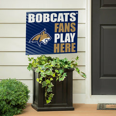 Montana State University Coroplast Yard Sign "Fans Play Here" - Collegiate Home