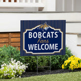Montana State University Coroplast Yard Sign, "Fans Welcome" - Collegiate Home