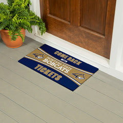 28" x 16" PVC Trapper Mat, Come Back with Tickets, Montana State Unive - Collegiate
