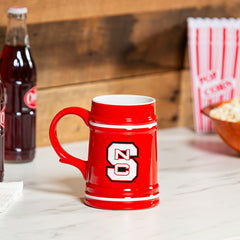 North Carolina State University Ceramic Stein Cup, 24oz - Collegiate Home