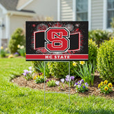 North Carolina State University Yard Sign, Patriotic - Collegiate Home