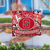 North Carolina State University Yard Sign, Holiday - Collegiate Home