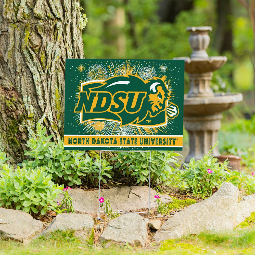 North Dakota State University Yard Sign, Patriotic - Collegiate Home