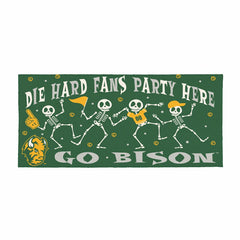 North Dakota State University Flocked Coir Halloween Sassafras Switch - Collegiate