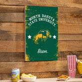 North Dakota State University Wood Wall Sign, 16x24 - Collegiate Home