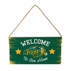 North Dakota State University Wood Wall Sign, 6x11 - Collegiate Home
