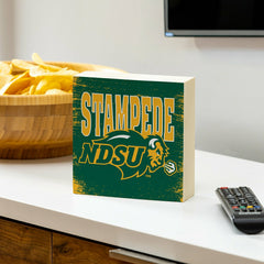 North Dakota State University Plock, Down Home Fans, 6x6 - Collegiate Home