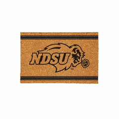 North Dakota State University Large One Color Coir Mat, 36"x24" - Collegiate