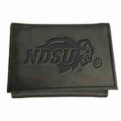 North Dakota State University, Tri-Fold Wallet, Black - Collegiate Home