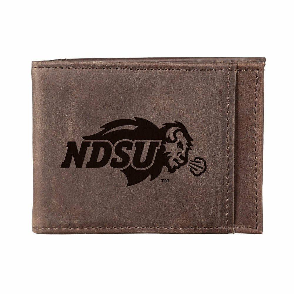 Front Pocket Wallet w/ RFID Blocking, North Dakota State University, B - Collegiate Home