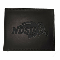 North Dakota State University, Bi-Fold Wallet, Black - Collegiate Home
