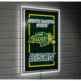 North Dakota State University College Rectangle Neolite LED Decor - Collegiate Sale Home