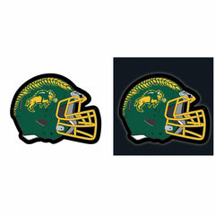 LED Wall Decor, Helmet, North Dakota State University - Collegiate Home