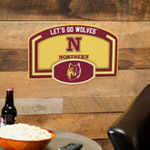 Northern State University USA Embossed Steel Wall Sign, 11" x 17" - Collegiate Home