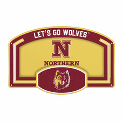 Northern State University USA Embossed Steel Wall Sign, 11" x 17" - Collegiate Home
