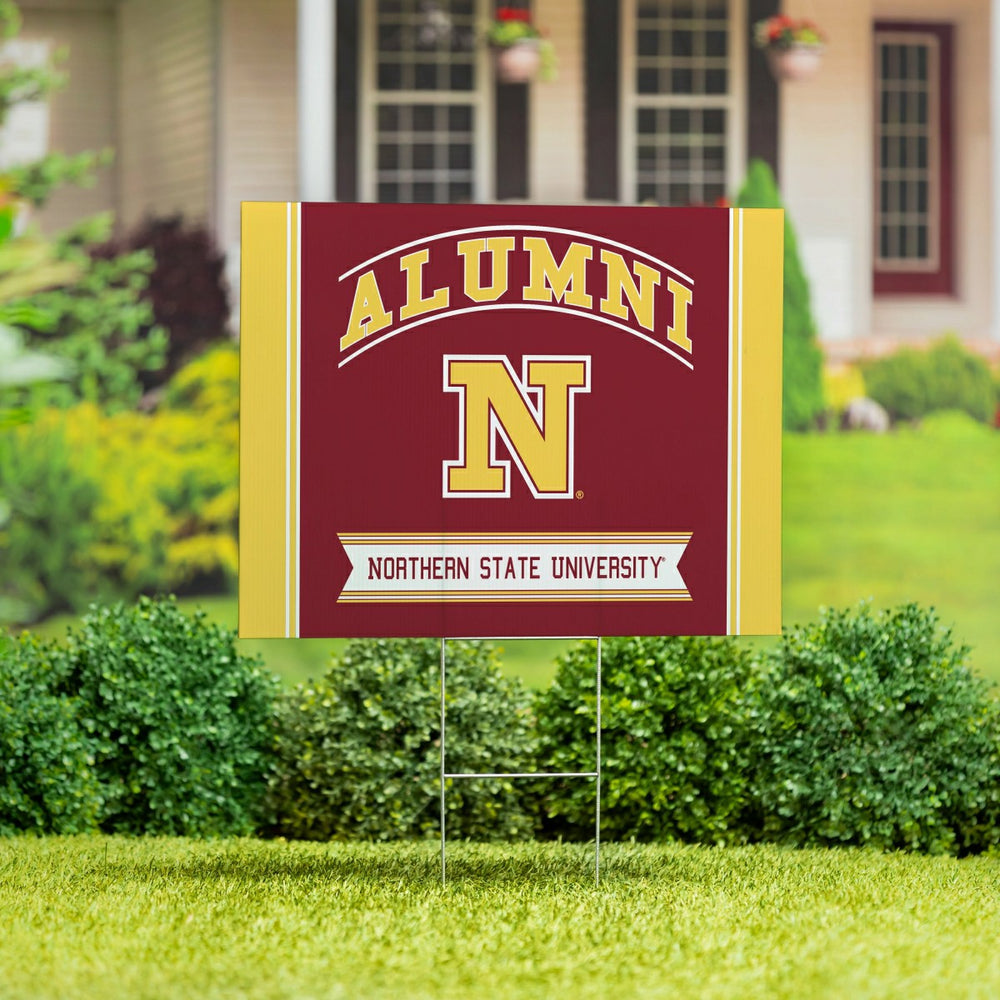 Northern State University Coroplast Yard Sign Alumni - Collegiate Home