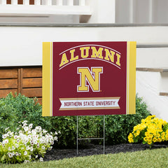 Northern State University Coroplast Yard Sign Alumni - Collegiate Home